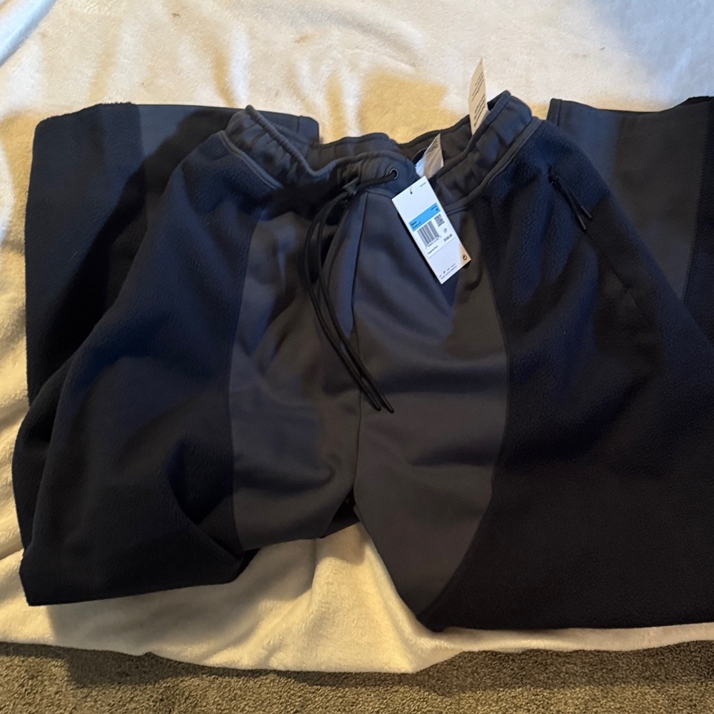Nike Black and Gray Sweatpants